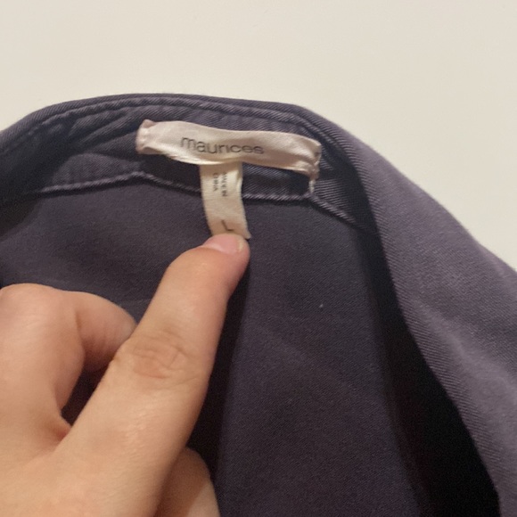 Purple button down - Picture 2 of 2